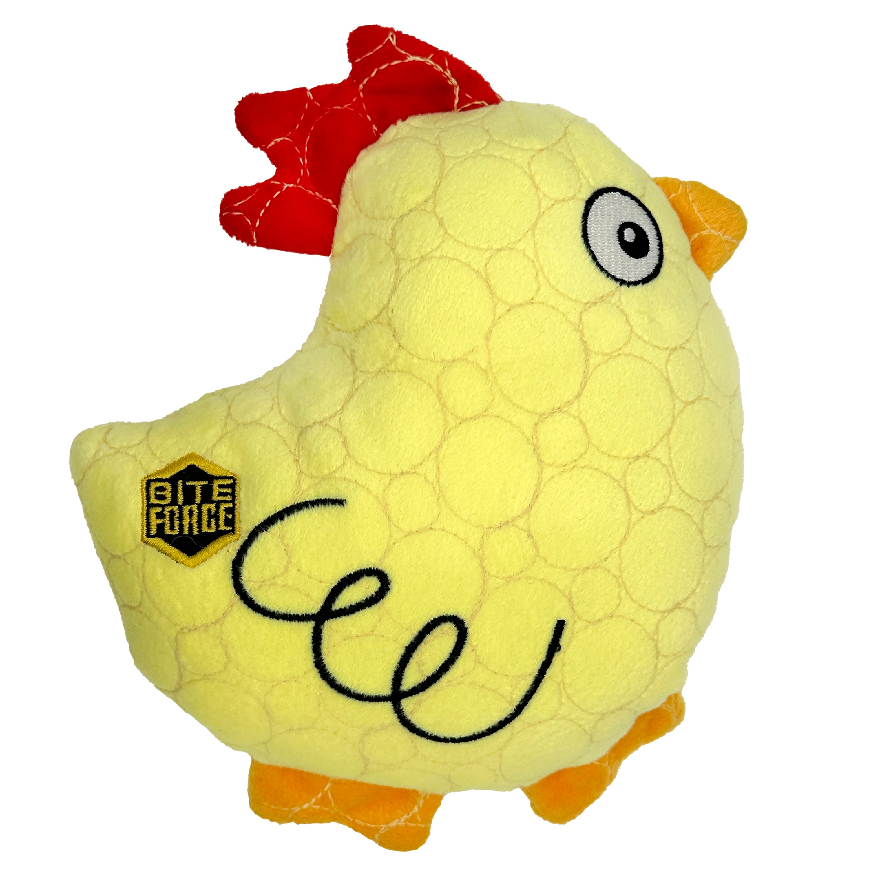 Bite Force Built w. Kevlar Tough Plush Chicken Dog Toy