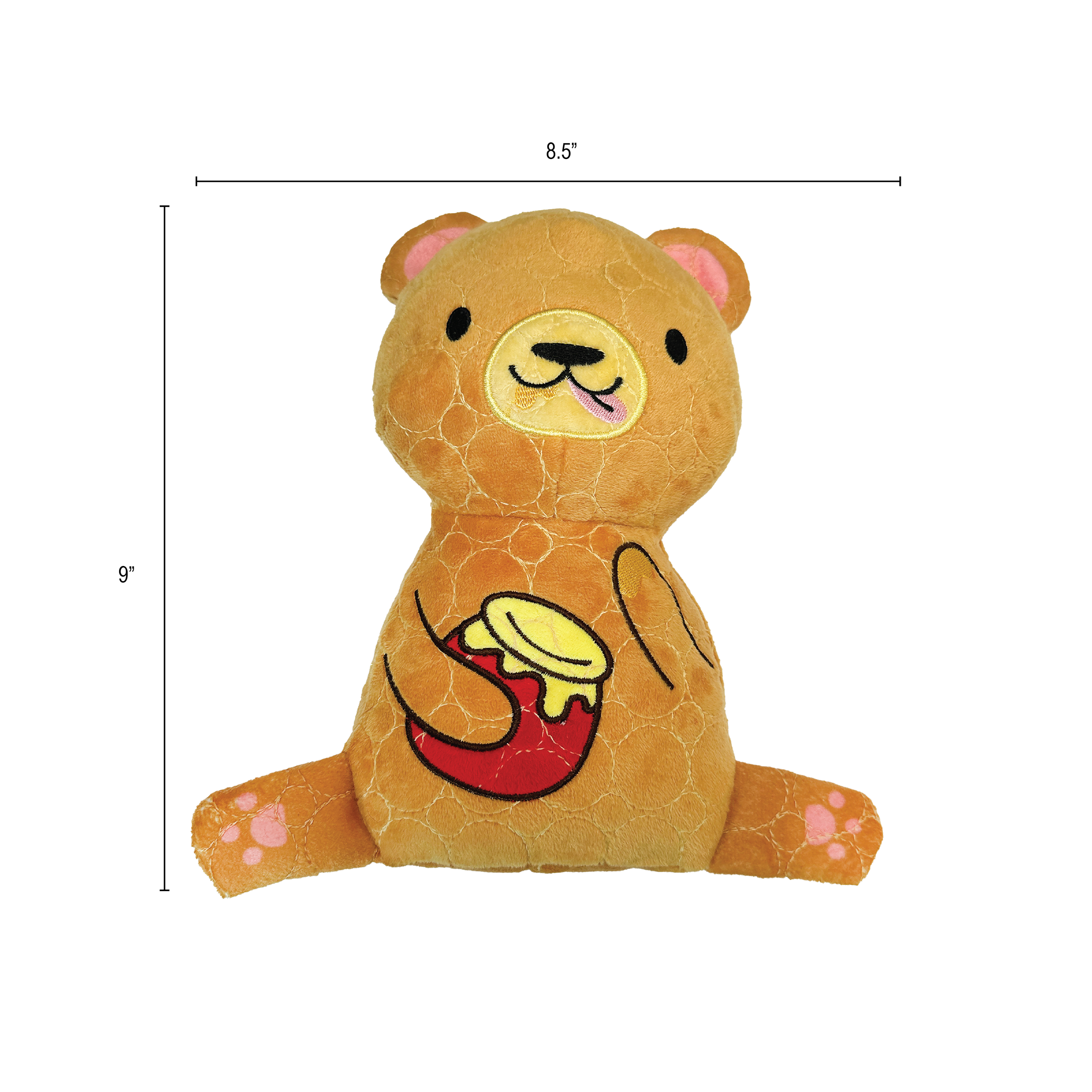 Bite Force Built w. Kevlar Tough Plush Bear Dog Toy