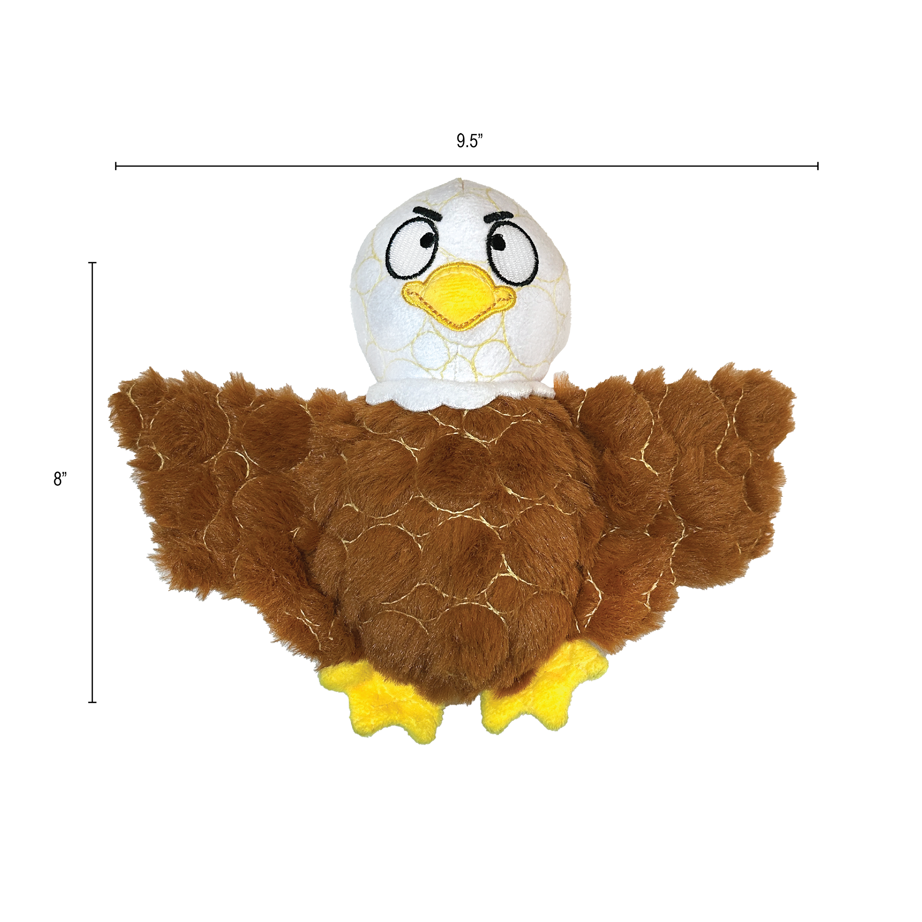 Bite Force Built w. Kevlar Tough Plush Eagle Dog Toy