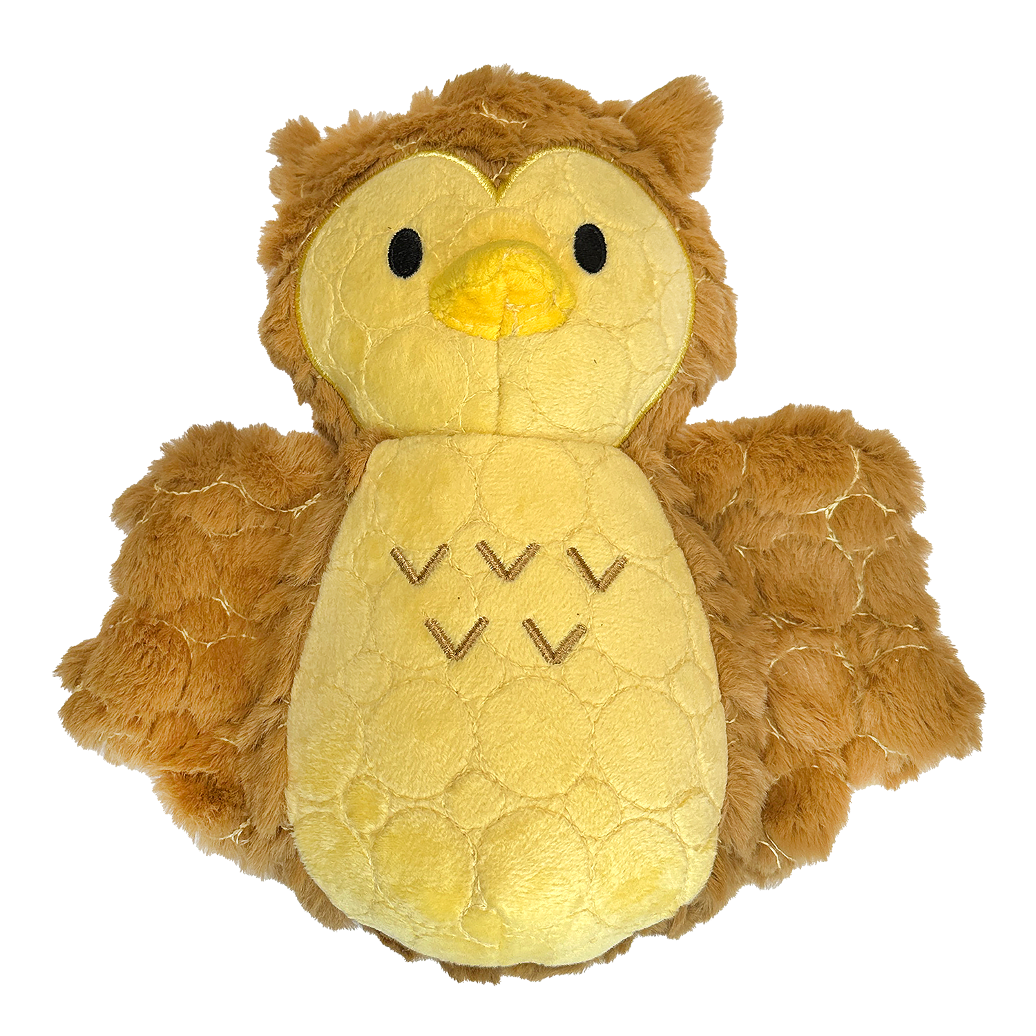 Bite Force Built w. Kevlar Tough Plush Owl Dog Toy
