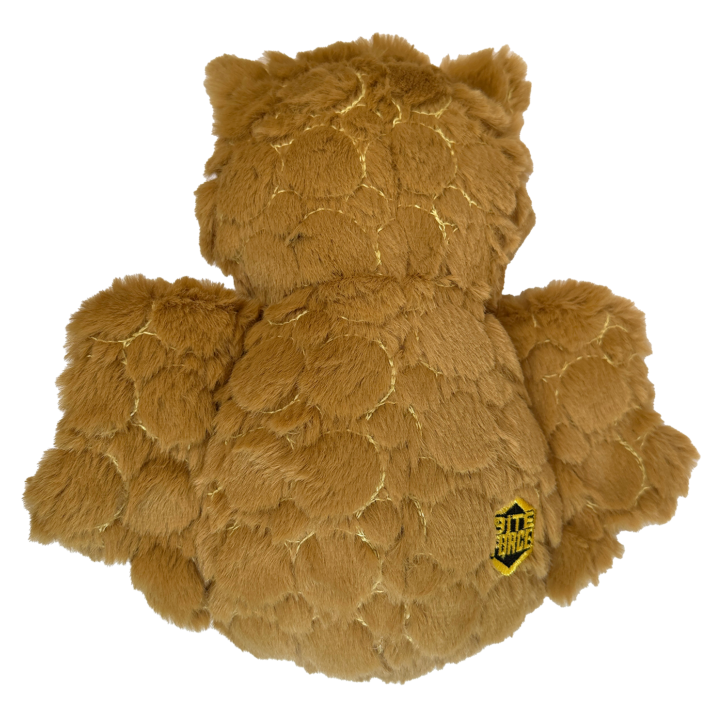 Bite Force Built w. Kevlar Tough Plush Owl Dog Toy