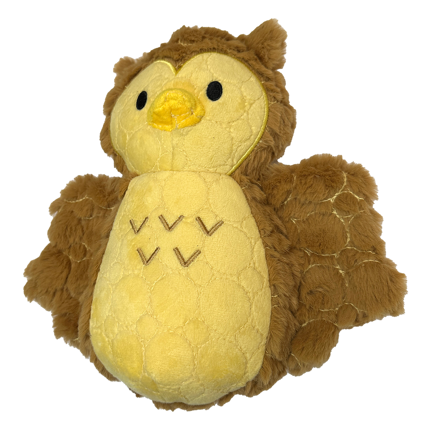 Bite Force Built w. Kevlar Tough Plush Owl Dog Toy