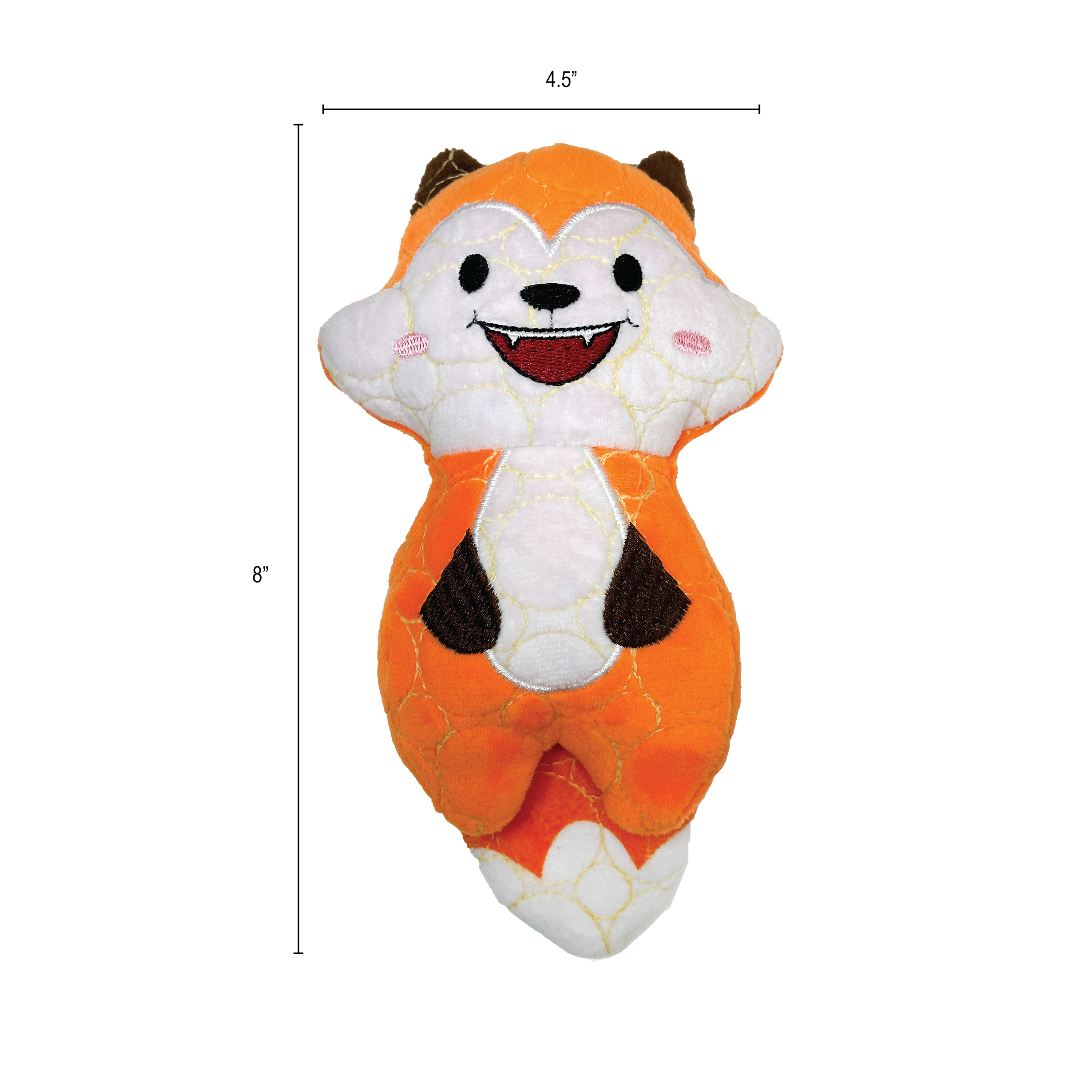 Bite Force Built w. Kevlar Tough Plush Fox Dog Toy