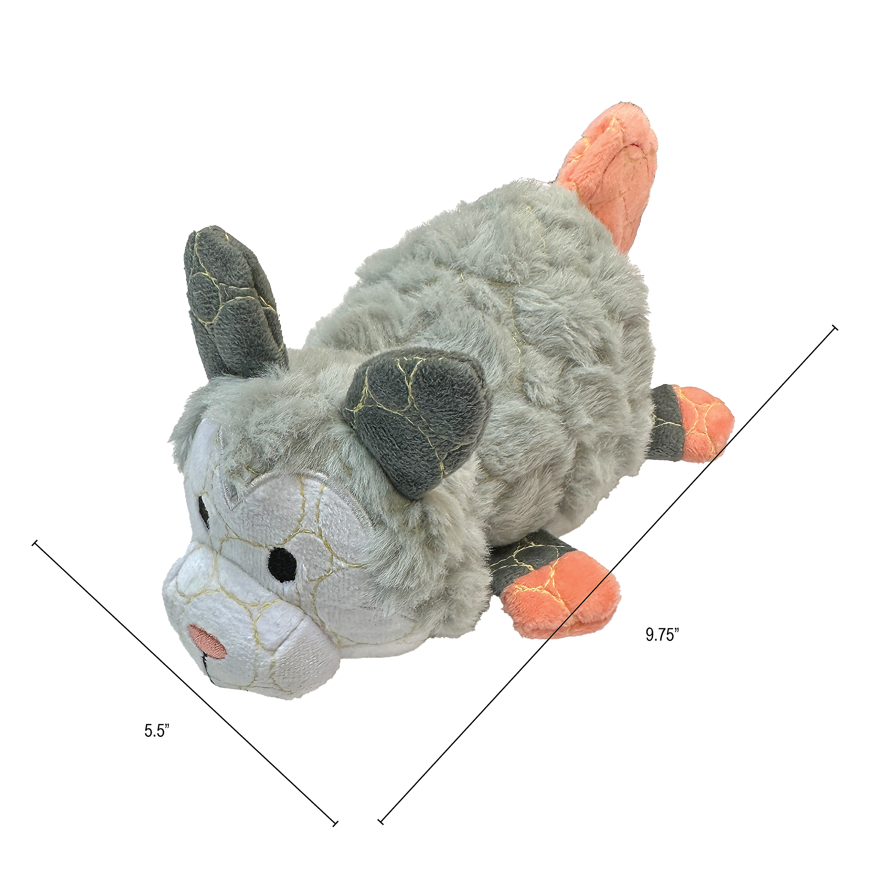 Bite Force Built w. Kevlar Tough Plush Opossum Dog Toy